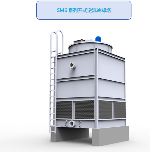 開式逆流冷卻塔